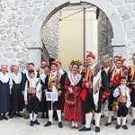 Dubrovaki primorski svatovi u Pirovcu na 5. Festivalu starih svadbenih obiaja